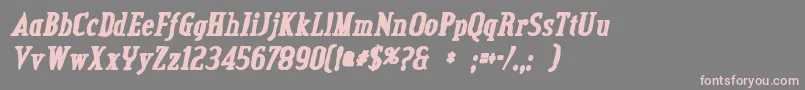 Saiba mais sobre a fonte CreditvalleyinkItalic Fonte CreditvalleyinkItalic – fontes rosa em um fundo cinza