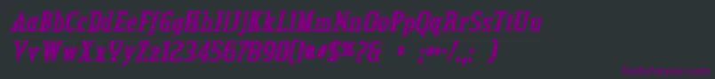 Lisätietoja CreditvalleyinkItalic-fontista CreditvalleyinkItalic-fontti – violetit fontit mustalla taustalla