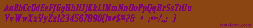 Подробнее о шрифте CreditvalleyinkItalic Шрифт CreditvalleyinkItalic – фиолетовые шрифты на коричневом фоне