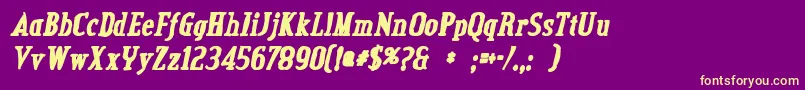 Lisätietoja CreditvalleyinkItalic-fontista CreditvalleyinkItalic-fontti – keltaiset fontit violetilla taustalla
