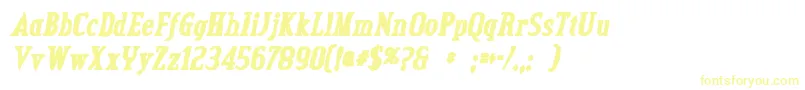 CreditvalleyinkItalic Font – Yellow Fonts