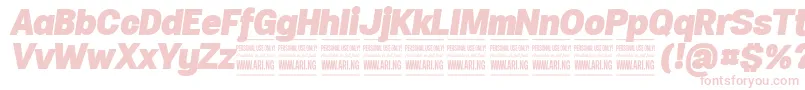 SpecifypersonalNormblackitalic Font – Pink Fonts