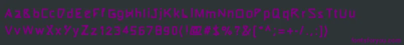 fuente Typeotape – Fuentes Moradas Sobre Fondo Negro