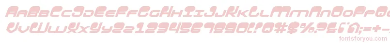 HypnoAgentItalic Font – Pink Fonts on White Background