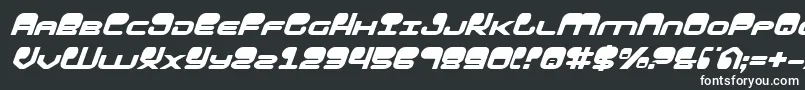 Шрифт HypnoAgentItalic – белые шрифты