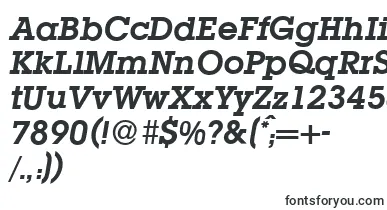 L850SlabBolditalic font – Fonts Starting With L