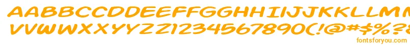 ActionManExtendedItalic Font – Orange Fonts