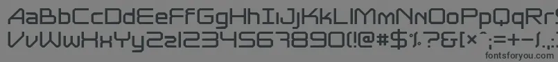 Astrolyt Font – Black Fonts on Gray Background
