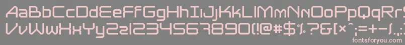 Astrolyt Font – Pink Fonts on Gray Background