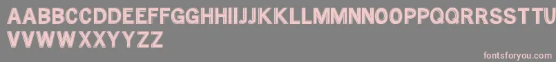 MtfBaseOutline Font – Pink Fonts on Gray Background