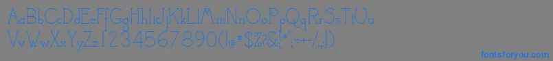 CamelotMf Font – Blue Fonts on Gray Background