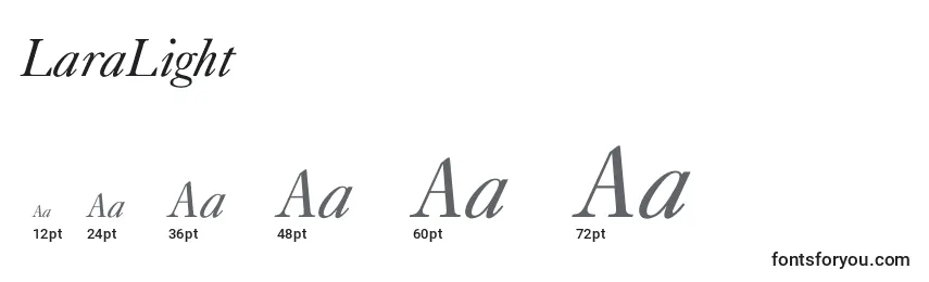 LaraLight Font Sizes