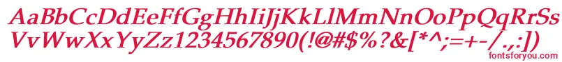 PheasantBoldItalic Font – Red Fonts