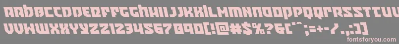 Crazyivanleft Font – Pink Fonts on Gray Background