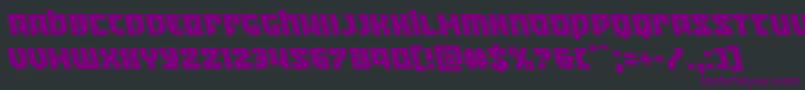 Crazyivanleft Font – Purple Fonts on Black Background