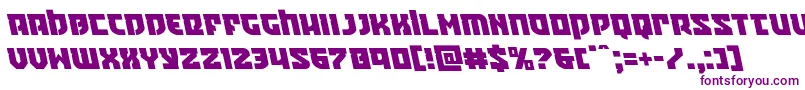 Crazyivanleft Font – Purple Fonts on White Background