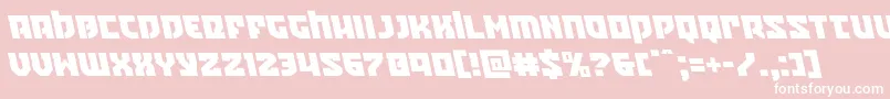 Crazyivanleft Font – White Fonts on Pink Background