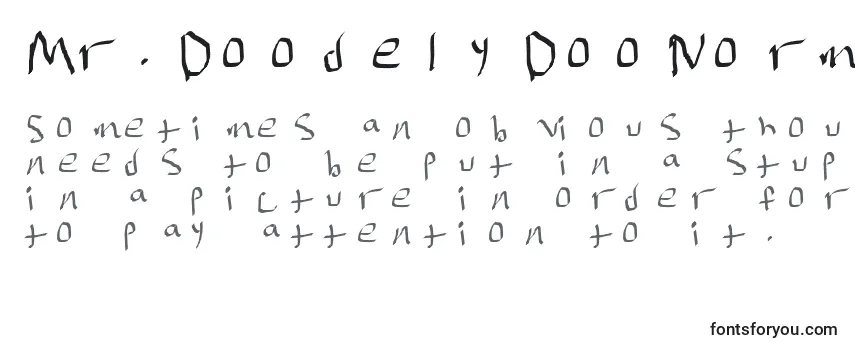 Mr.DoodelyDooNormal Font