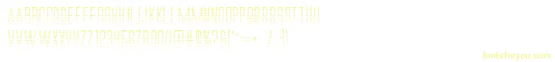 Шрифт Alienleagueiigradbold – жёлтые шрифты