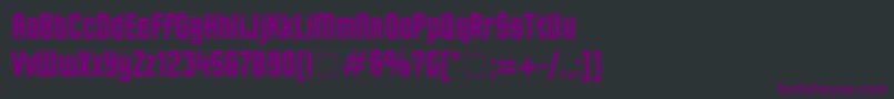Finalold Font – Purple Fonts on Black Background