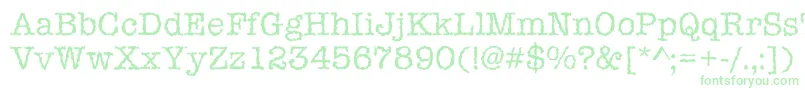 Iceaged-fontti – vihreät fontit valkoisella taustalla