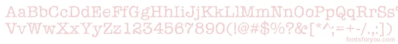 フォントIceaged – 白い背景にピンクのフォント
