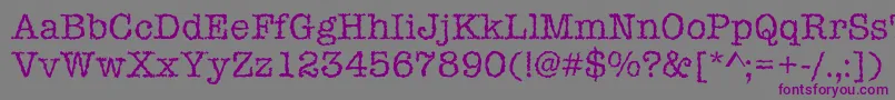 Iceaged-fontti – violetit fontit harmaalla taustalla