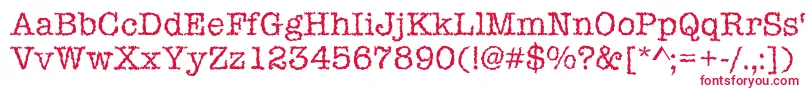 Шрифт Iceaged – красные шрифты на белом фоне