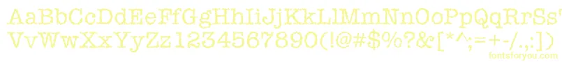 Шрифт Iceaged – жёлтые шрифты