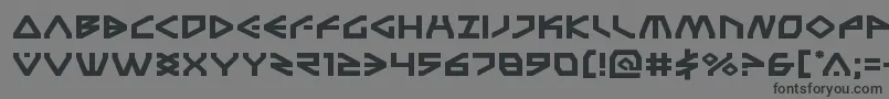Шрифт Terrafirmaexpand – чёрные шрифты на сером фоне