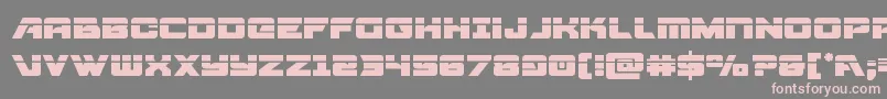 Aircruiserlaser Font – Pink Fonts on Gray Background