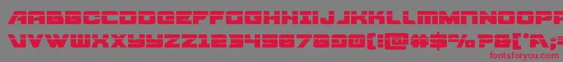 Aircruiserlaser Font – Red Fonts on Gray Background