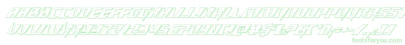 Xracer3Dital Font – Green Fonts