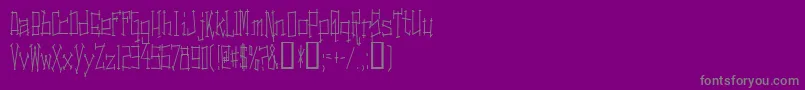 SwitchingAndEffects-Schriftart – Graue Schriften auf violettem Hintergrund