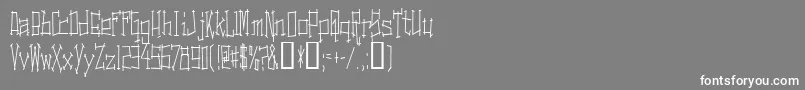 SwitchingAndEffects Font – White Fonts on Gray Background