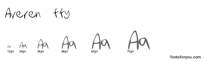 Averen ffy Font Sizes