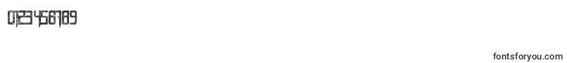 CapellaRockIiiBold Font – Fonts for Numbers and Digits