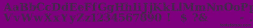 JiHiddenVines Font – Black Fonts on Purple Background