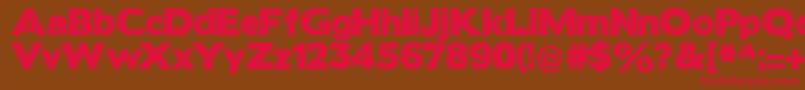 Borisblackbloxx Font – Red Fonts on Brown Background