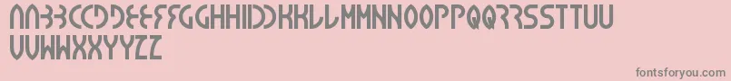 Czcionka Seba – szare czcionki na różowym tle