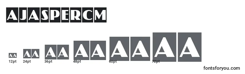 AJaspercm Font Sizes