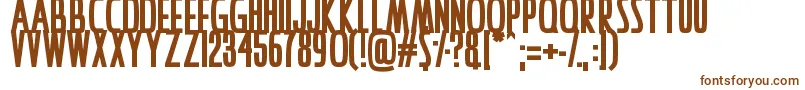 IAmAwake Font – Brown Fonts on White Background