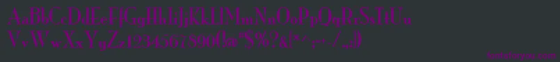 Шрифт MonarchRegular – фиолетовые шрифты на чёрном фоне