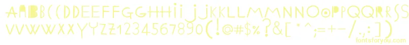 EthnicabcRegularWebfont Font – Yellow Fonts