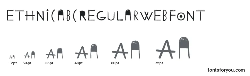EthnicabcRegularWebfont Font Sizes