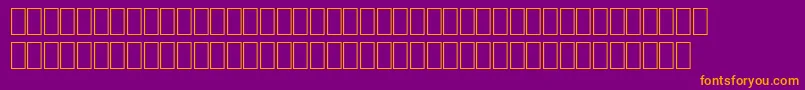 Шрифт Wpce08n – оранжевые шрифты на фиолетовом фоне
