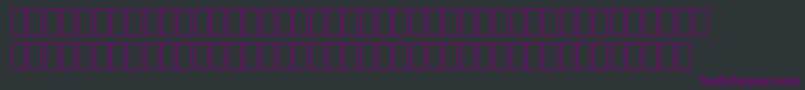 Шрифт Wpce08n – фиолетовые шрифты на чёрном фоне