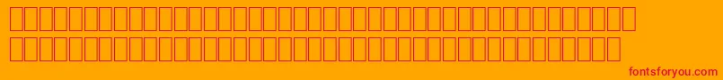 Wpce08n Font – Red Fonts on Orange Background