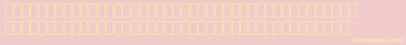 Wpce08n Font – Yellow Fonts on Pink Background