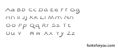 QuibelBoldItalic Font